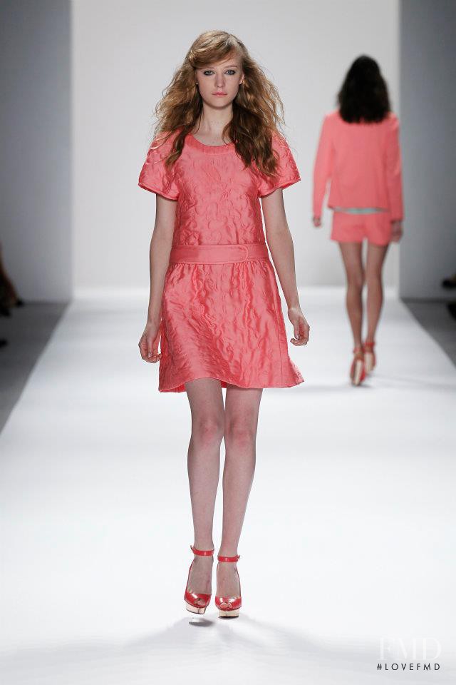 Dempsey Stewart featured in  the Jill Stuart fashion show for Spring/Summer 2012