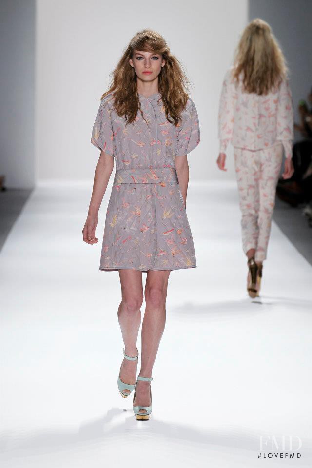 Rosemary Smith featured in  the Jill Stuart fashion show for Spring/Summer 2012