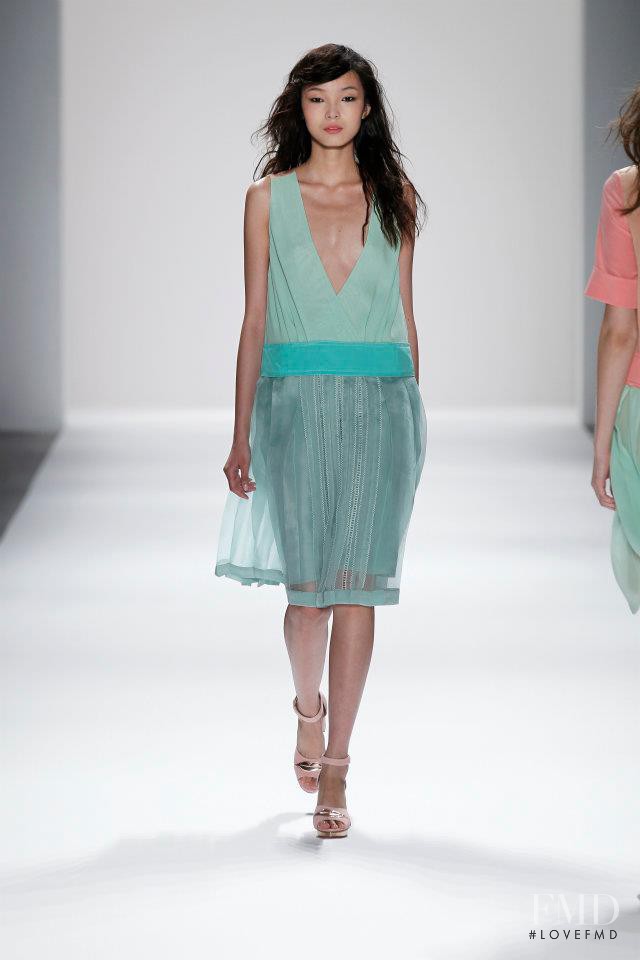 Xiao Wen Ju featured in  the Jill Stuart fashion show for Spring/Summer 2012