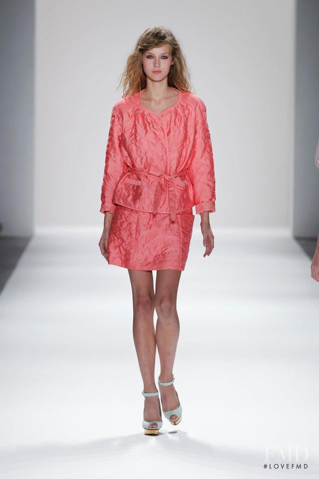 Merilin Perli featured in  the Jill Stuart fashion show for Spring/Summer 2012