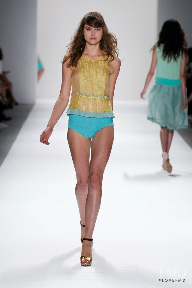 Simone Doreleijers featured in  the Jill Stuart fashion show for Spring/Summer 2012