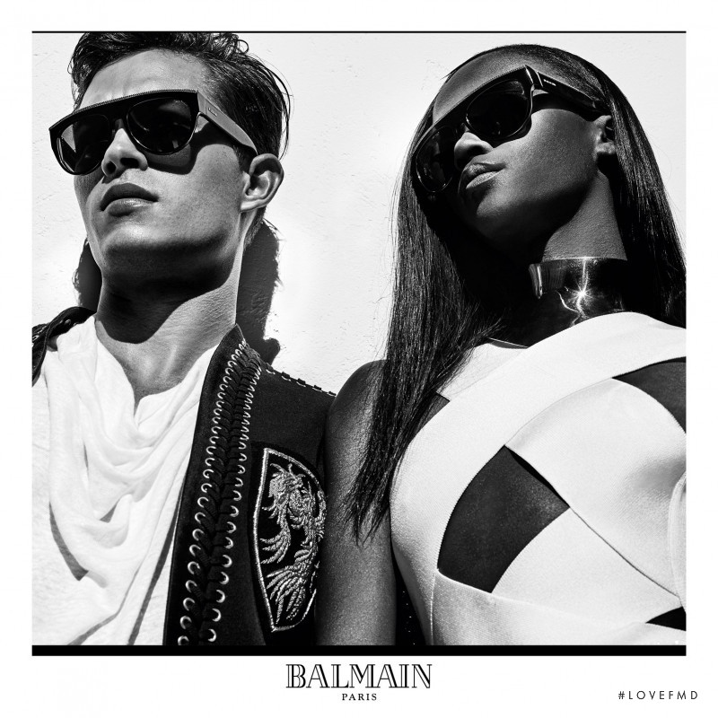 Francisco Lachowski featured in  the Balmain advertisement for Spring/Summer 2016