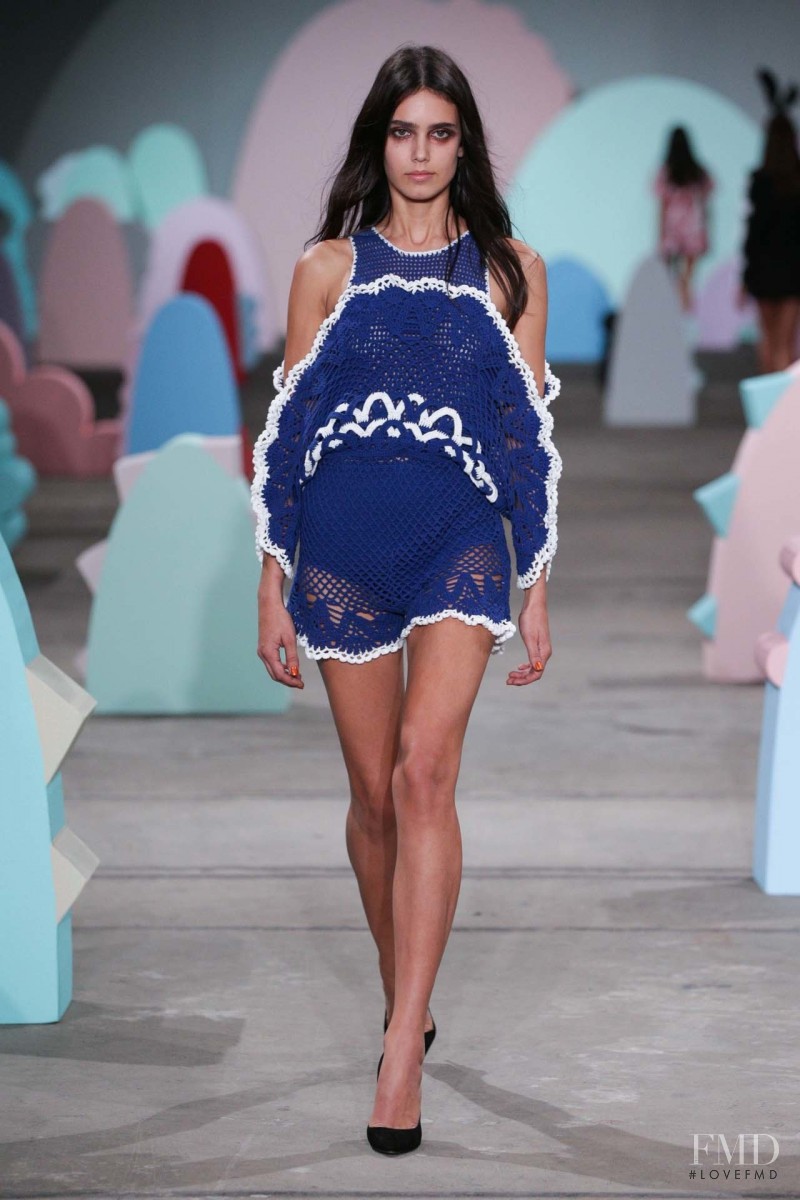 Talia Berman featured in  the Alice McCall fashion show for Spring/Summer 2015