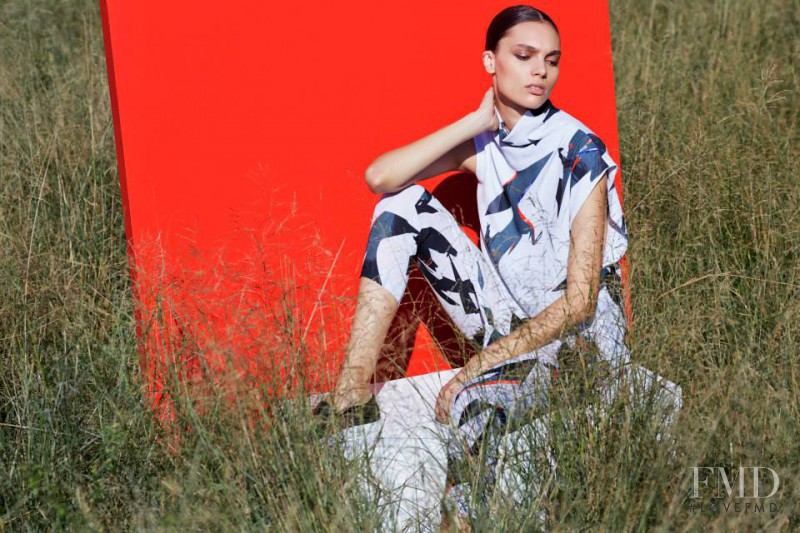 Charlee Fraser featured in  the Camilla & Marc advertisement for Resort 2014