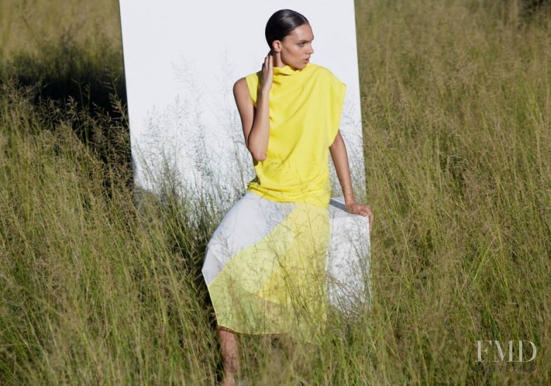 Charlee Fraser featured in  the Camilla & Marc advertisement for Resort 2014