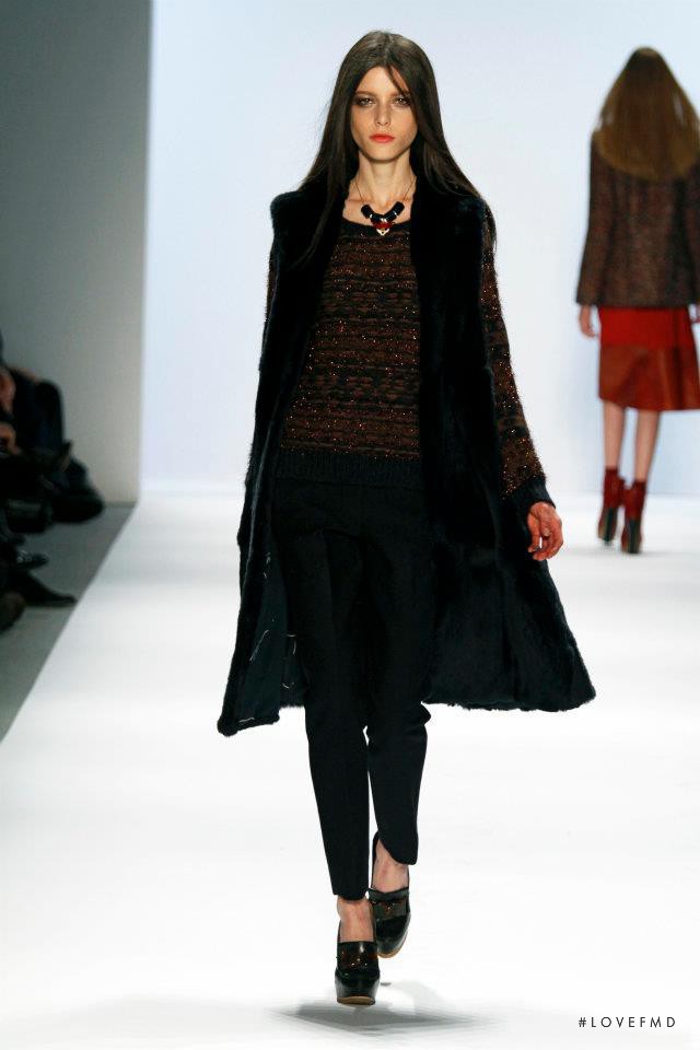 Tatiana Cotliar featured in  the Jill Stuart fashion show for Autumn/Winter 2011