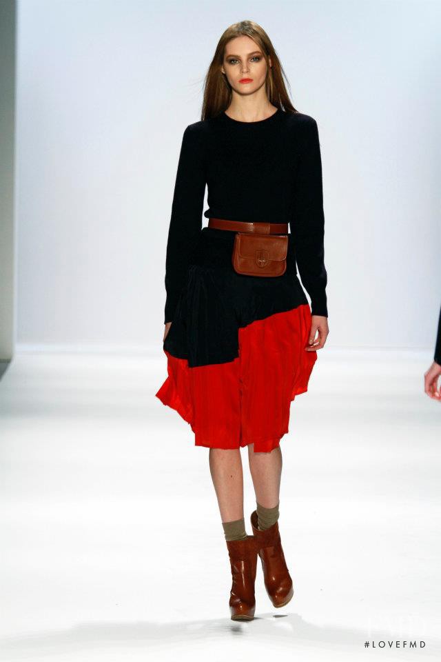 Julia Ivanyuk featured in  the Jill Stuart fashion show for Autumn/Winter 2011