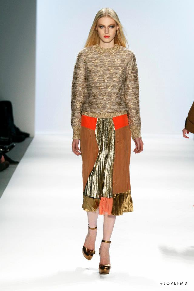 Julia Nobis featured in  the Jill Stuart fashion show for Autumn/Winter 2011