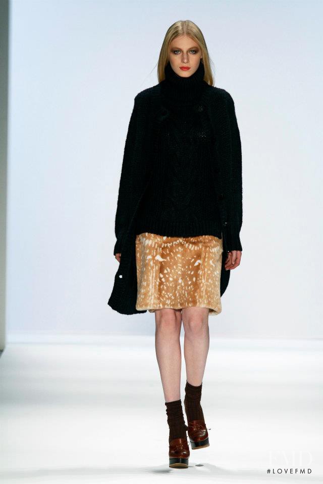 Julia Nobis featured in  the Jill Stuart fashion show for Autumn/Winter 2011