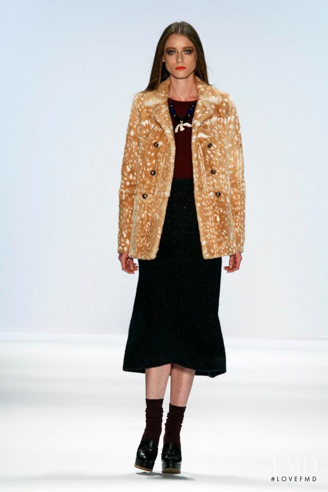 Fabiana Mayer featured in  the Jill Stuart fashion show for Autumn/Winter 2011