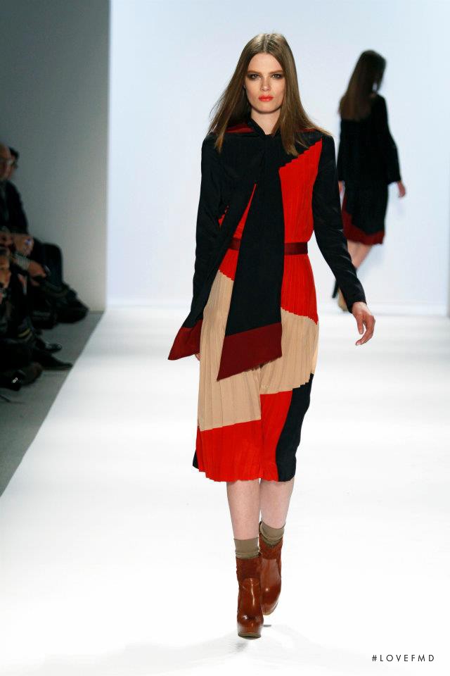 Caroline Brasch Nielsen featured in  the Jill Stuart fashion show for Autumn/Winter 2011