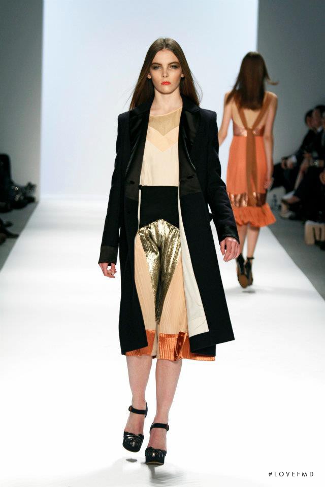 Hannah Noble featured in  the Jill Stuart fashion show for Autumn/Winter 2011