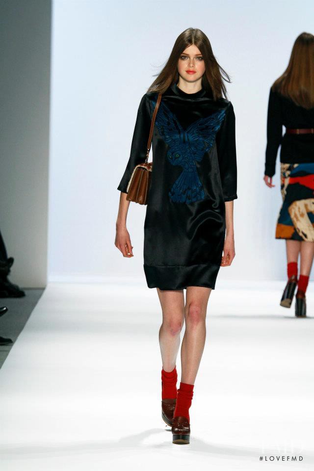 Julia Saner featured in  the Jill Stuart fashion show for Autumn/Winter 2011