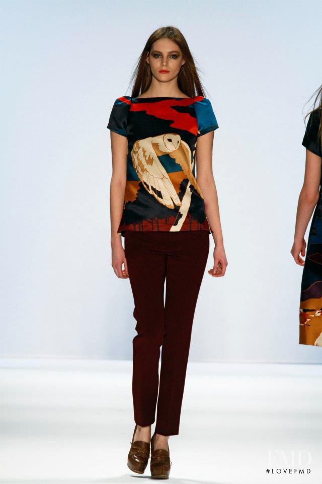 Julia Ivanyuk featured in  the Jill Stuart fashion show for Autumn/Winter 2011