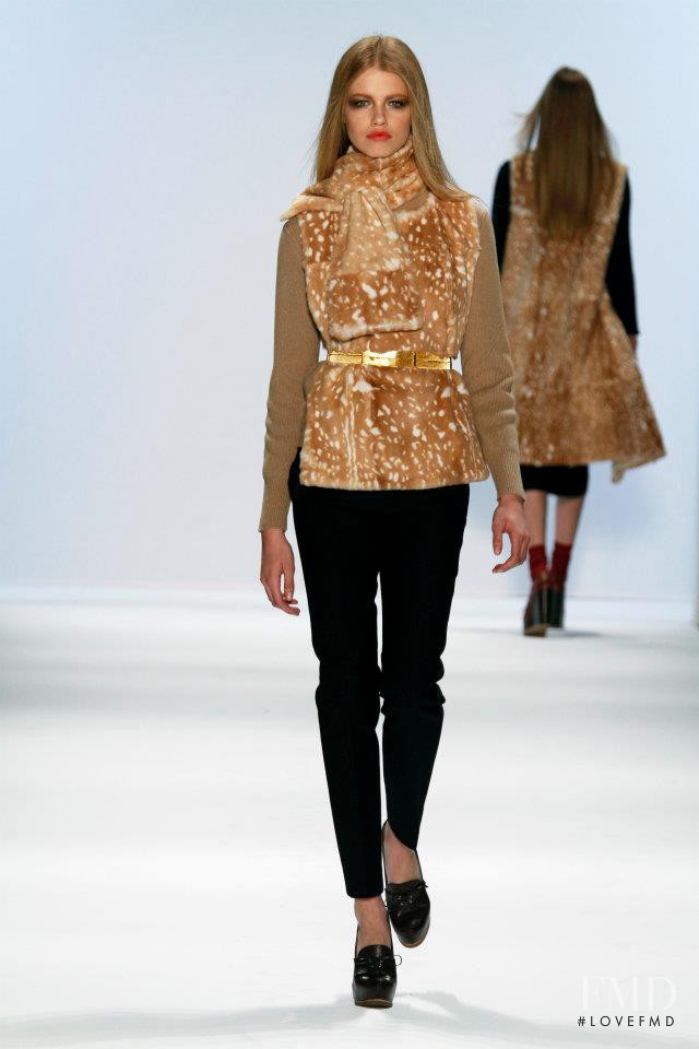 Hailey Clauson featured in  the Jill Stuart fashion show for Autumn/Winter 2011