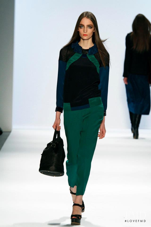 Zuzanna Bijoch featured in  the Jill Stuart fashion show for Autumn/Winter 2011