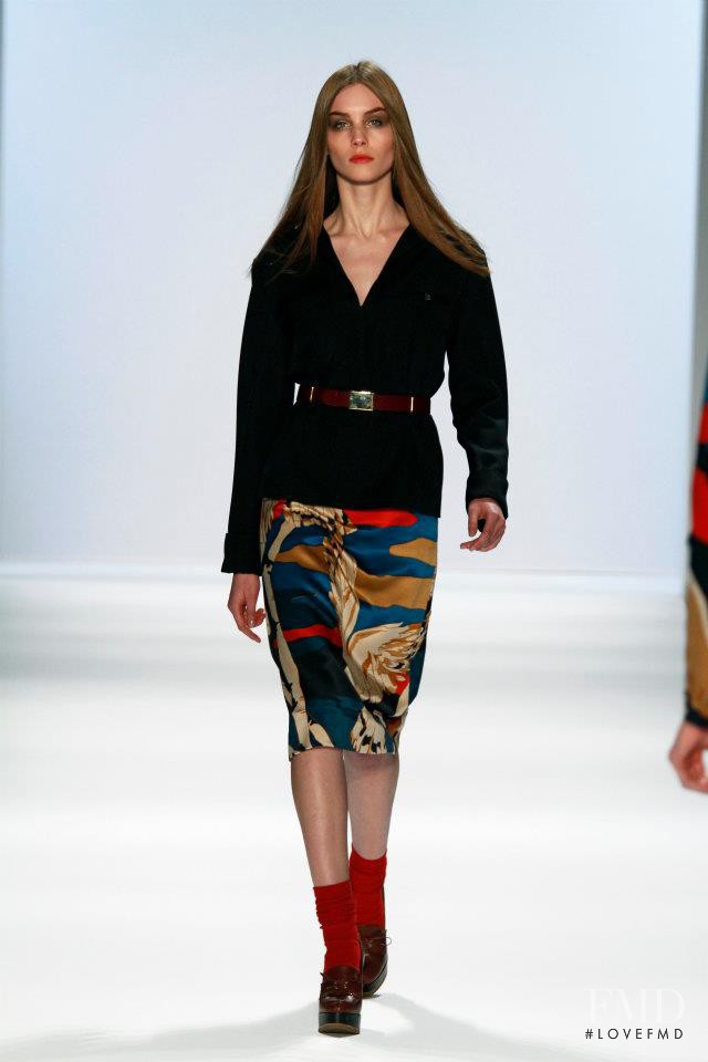 Julija Steponaviciute featured in  the Jill Stuart fashion show for Autumn/Winter 2011