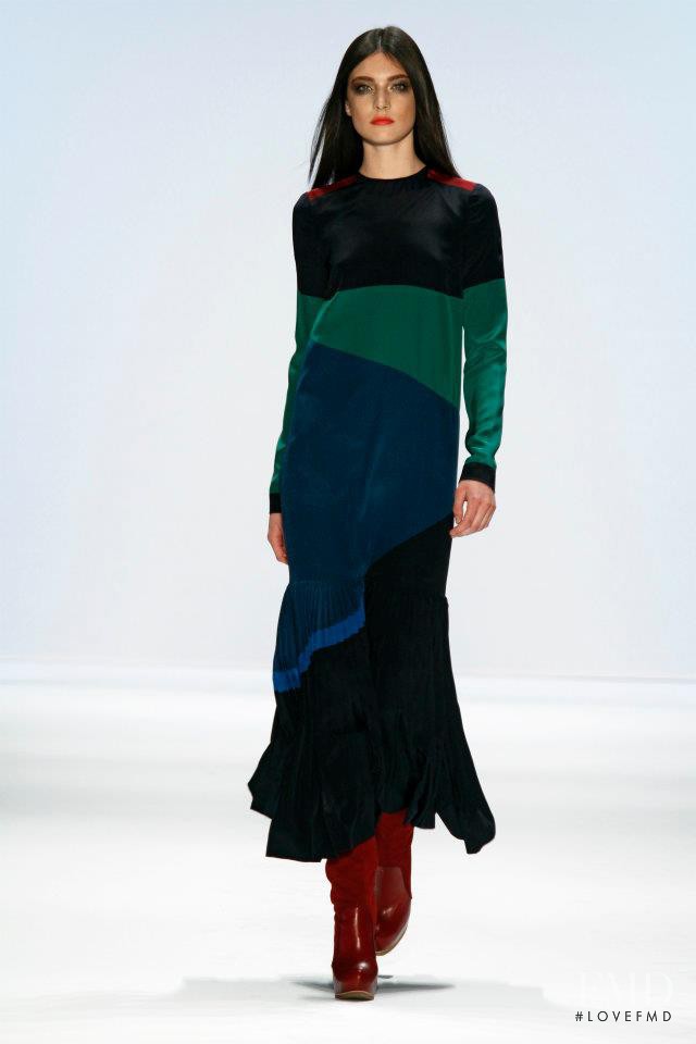 Jacquelyn Jablonski featured in  the Jill Stuart fashion show for Autumn/Winter 2011