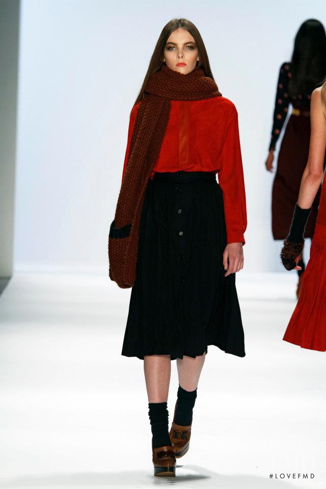 Hannah Noble featured in  the Jill Stuart fashion show for Autumn/Winter 2011