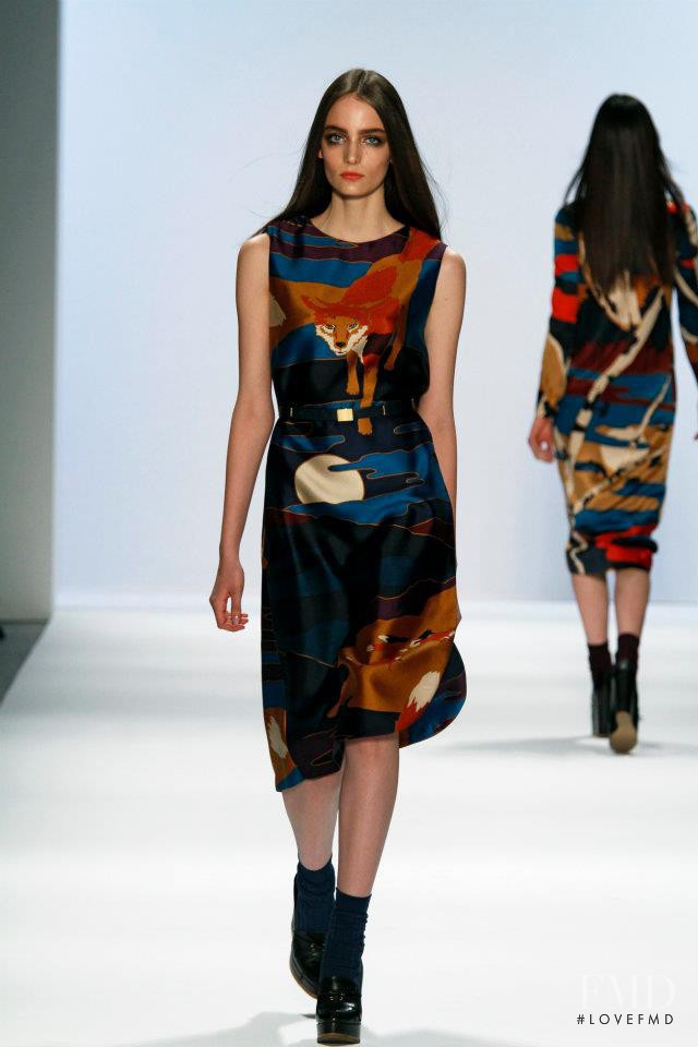 Zuzanna Bijoch featured in  the Jill Stuart fashion show for Autumn/Winter 2011