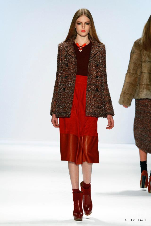 Linnea Regnander featured in  the Jill Stuart fashion show for Autumn/Winter 2011