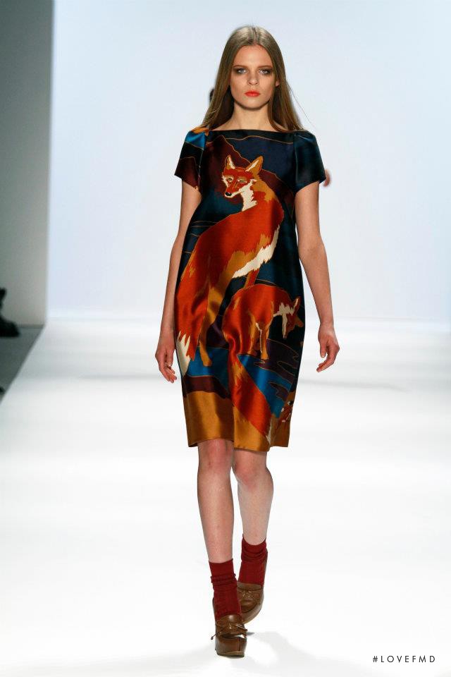 Katharina Hessen featured in  the Jill Stuart fashion show for Autumn/Winter 2011