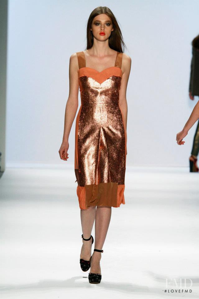 Anais Pouliot featured in  the Jill Stuart fashion show for Autumn/Winter 2011