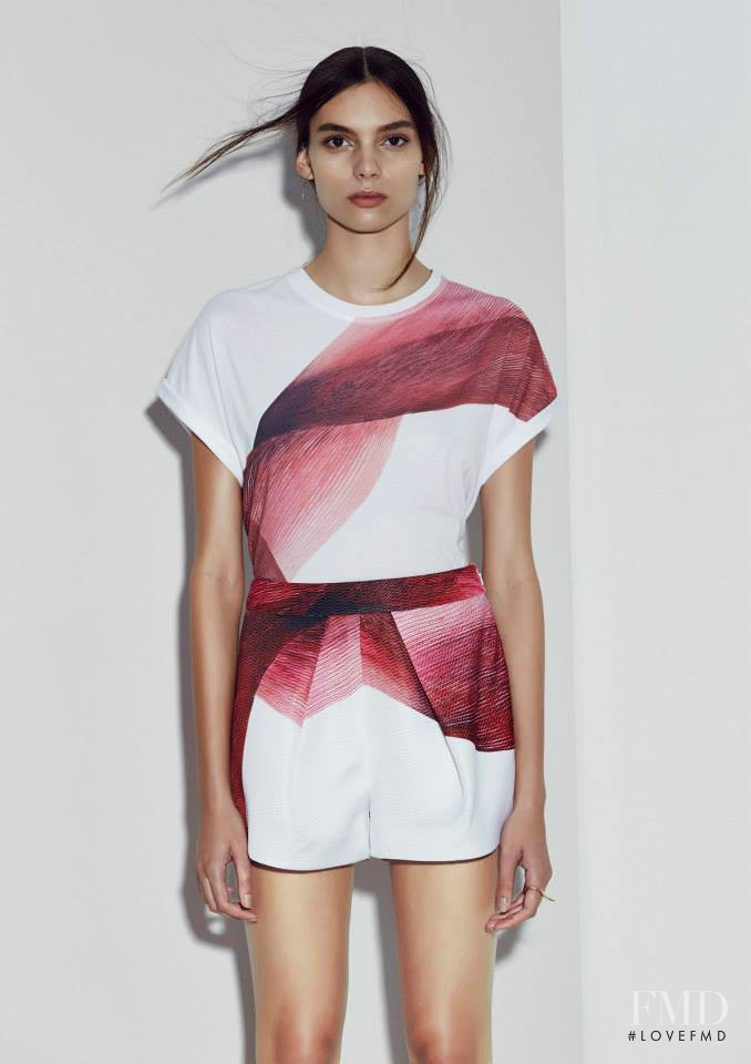 Charlee Fraser featured in  the Camilla & Marc lookbook for Resort 2014