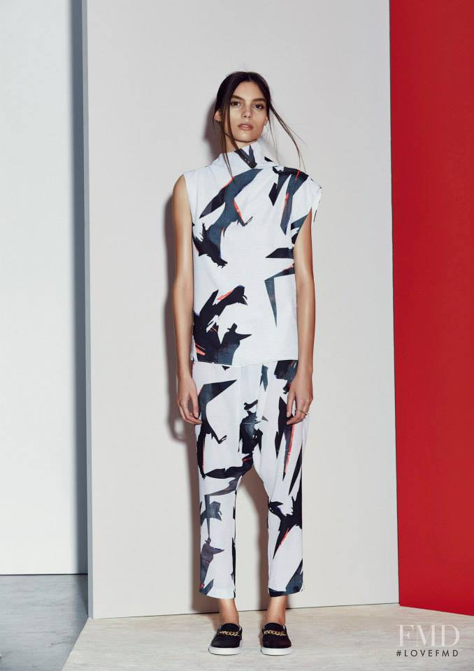 Charlee Fraser featured in  the Camilla & Marc lookbook for Resort 2014