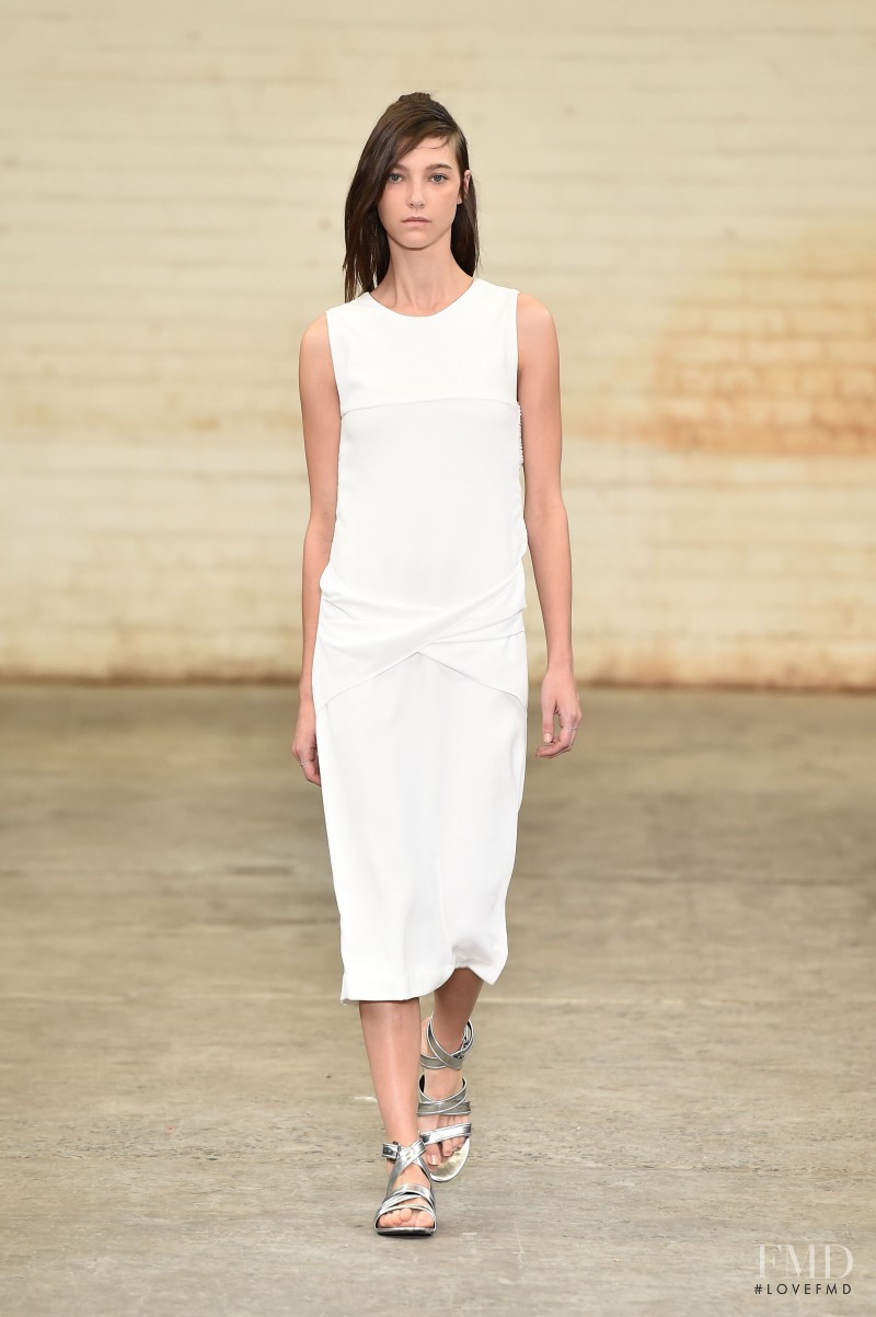 Stephanie Joy Field featured in  the Dion Lee fashion show for Spring/Summer 2014