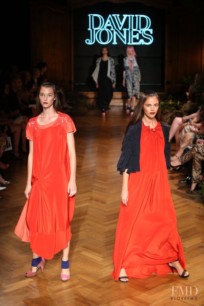 Stephanie Joy Field featured in  the David Jones fashion show for Autumn/Winter 2014