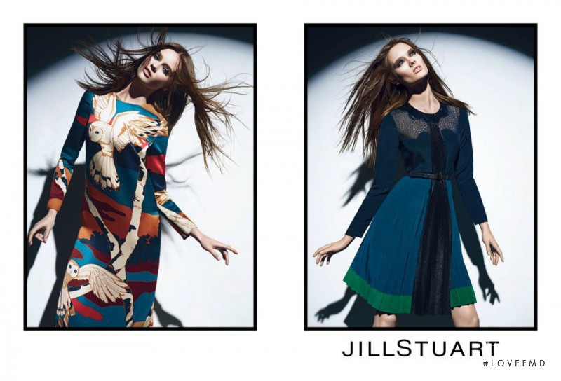 Monika Jagaciak featured in  the Jill Stuart advertisement for Autumn/Winter 2011