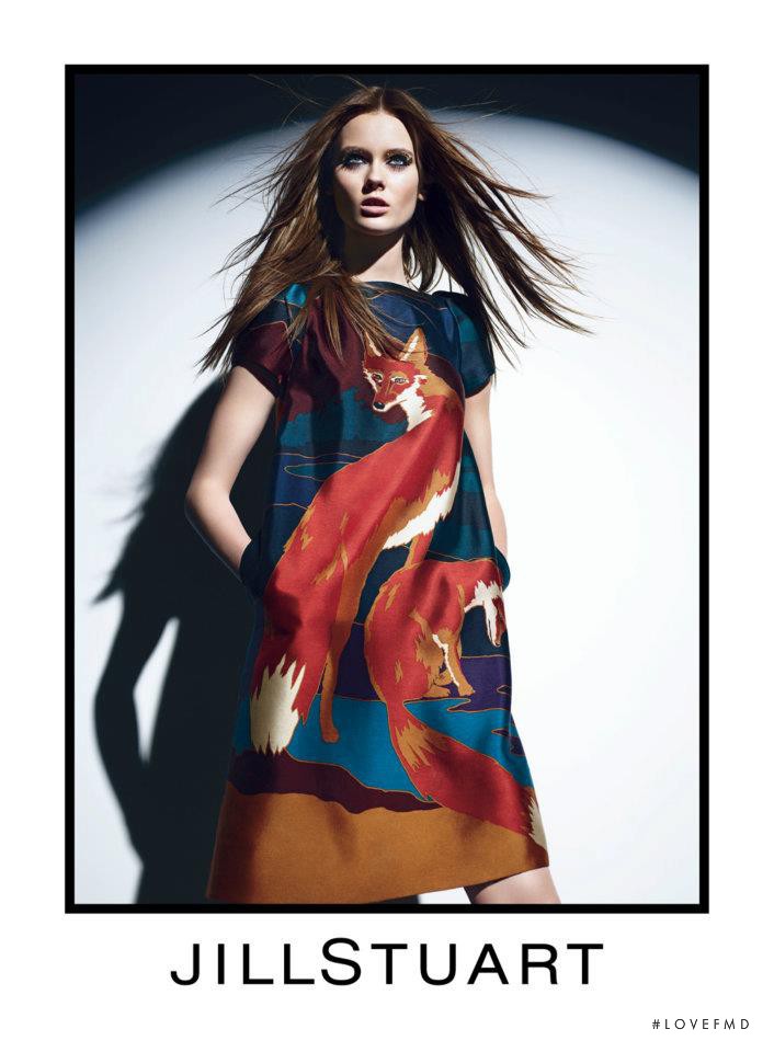 Monika Jagaciak featured in  the Jill Stuart advertisement for Autumn/Winter 2011