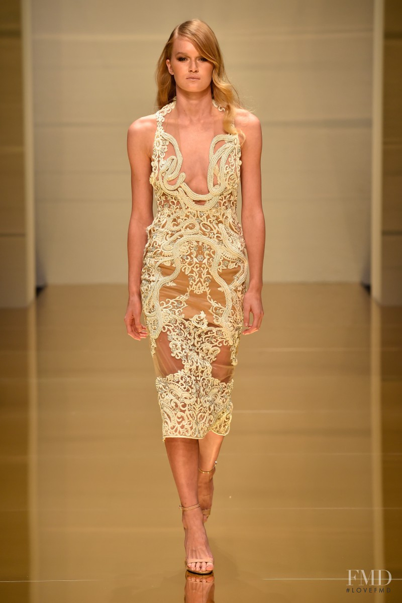 Alice Morgan featured in  the Galanni fashion show for Spring/Summer 2015