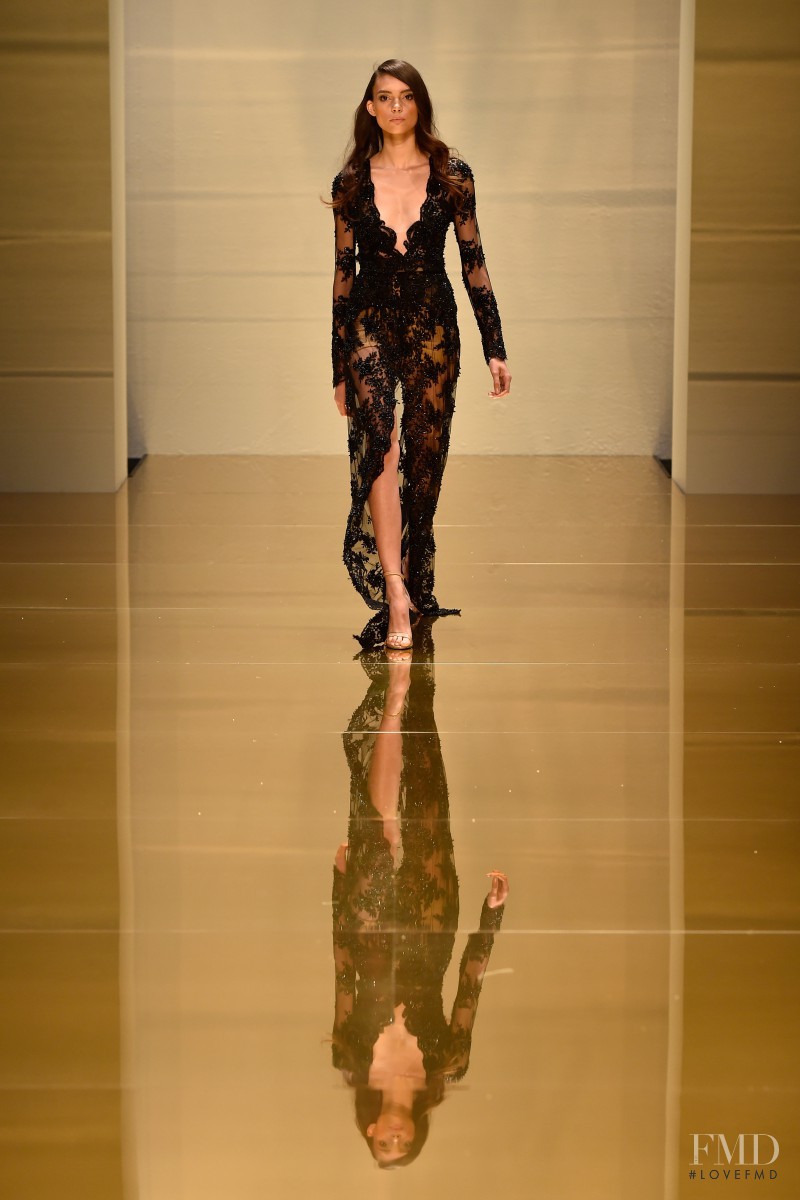 Charlee Fraser featured in  the Galanni fashion show for Spring/Summer 2015