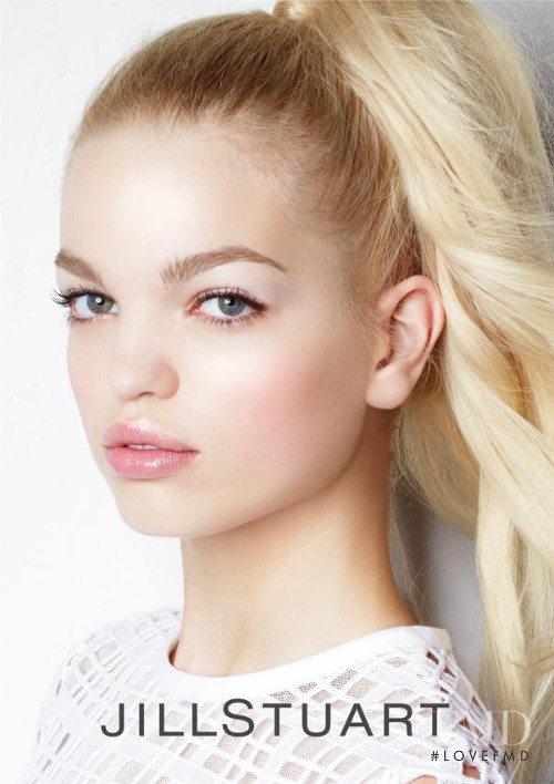 Daphne Groeneveld featured in  the Jill Stuart Beauty advertisement for Spring/Summer 2013