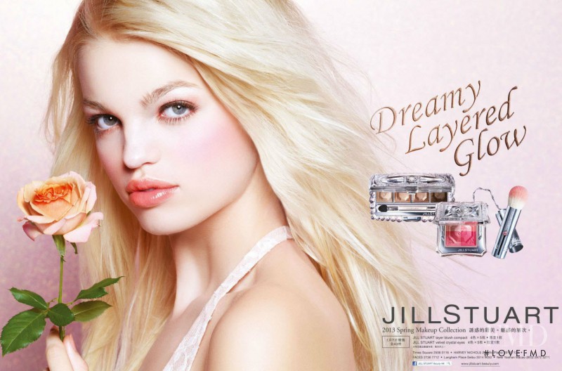 Daphne Groeneveld featured in  the Jill Stuart Beauty advertisement for Spring/Summer 2013