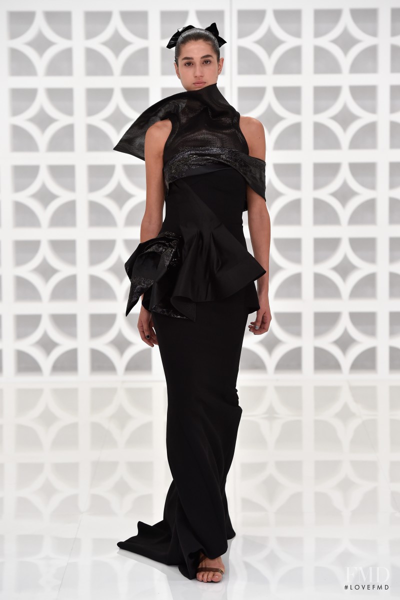 Roberta Pecoraro featured in  the Toni Maticevski fashion show for Spring/Summer 2015