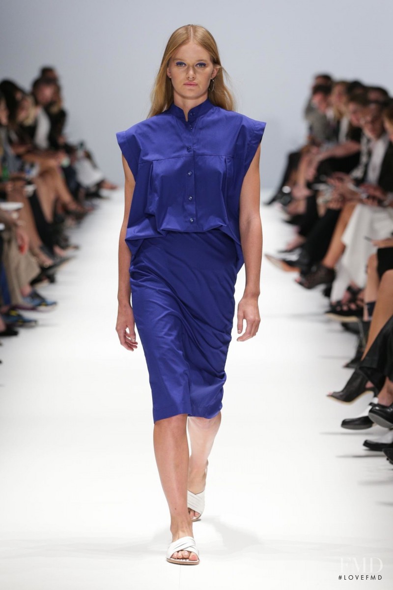 Alice Morgan featured in  the Gary Bigeni fashion show for Spring/Summer 2015