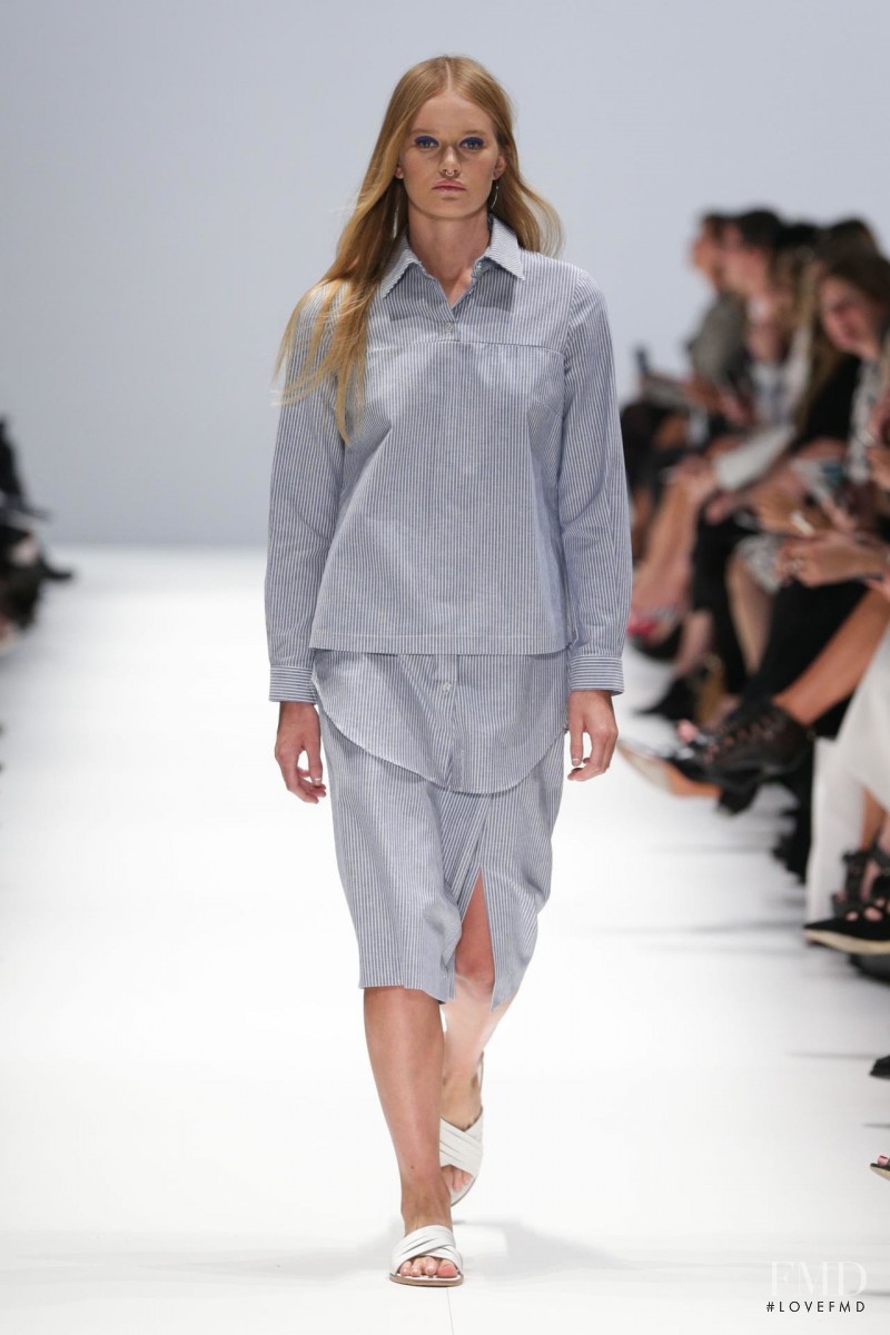 Alice Morgan featured in  the Gary Bigeni fashion show for Spring/Summer 2015