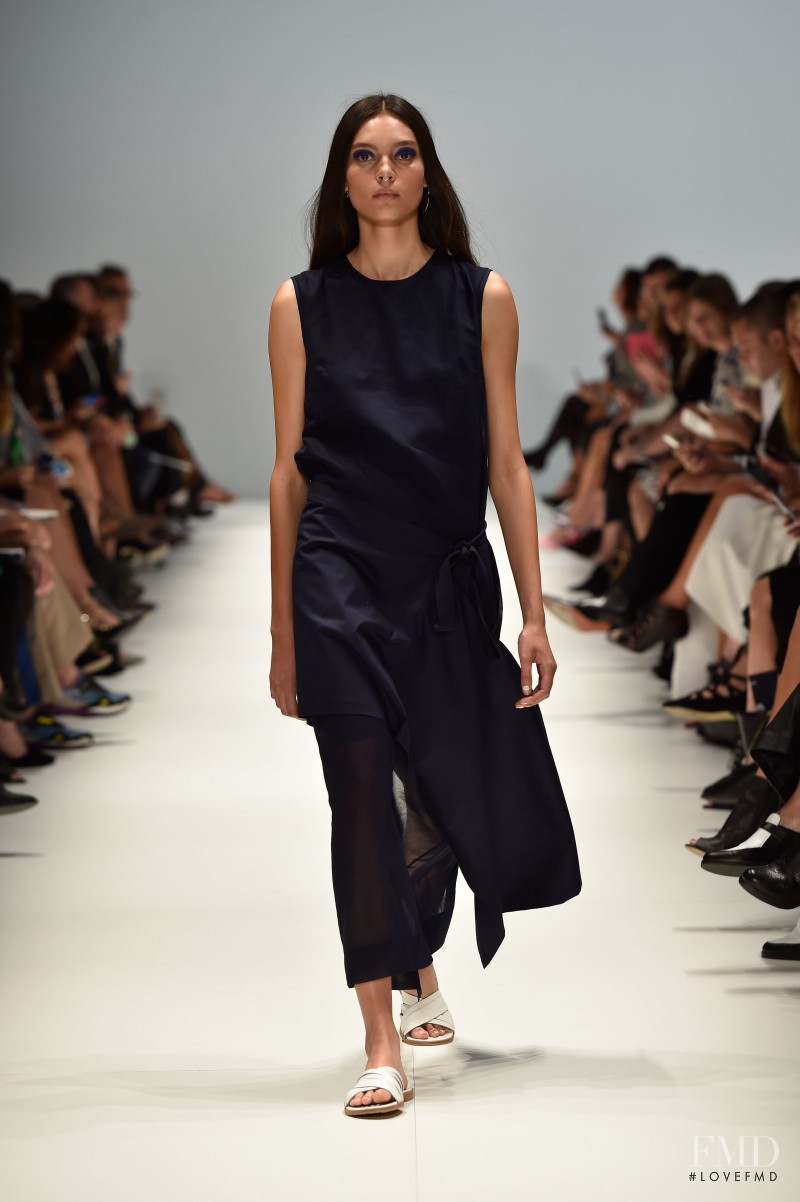 Charlee Fraser featured in  the Gary Bigeni fashion show for Spring/Summer 2015