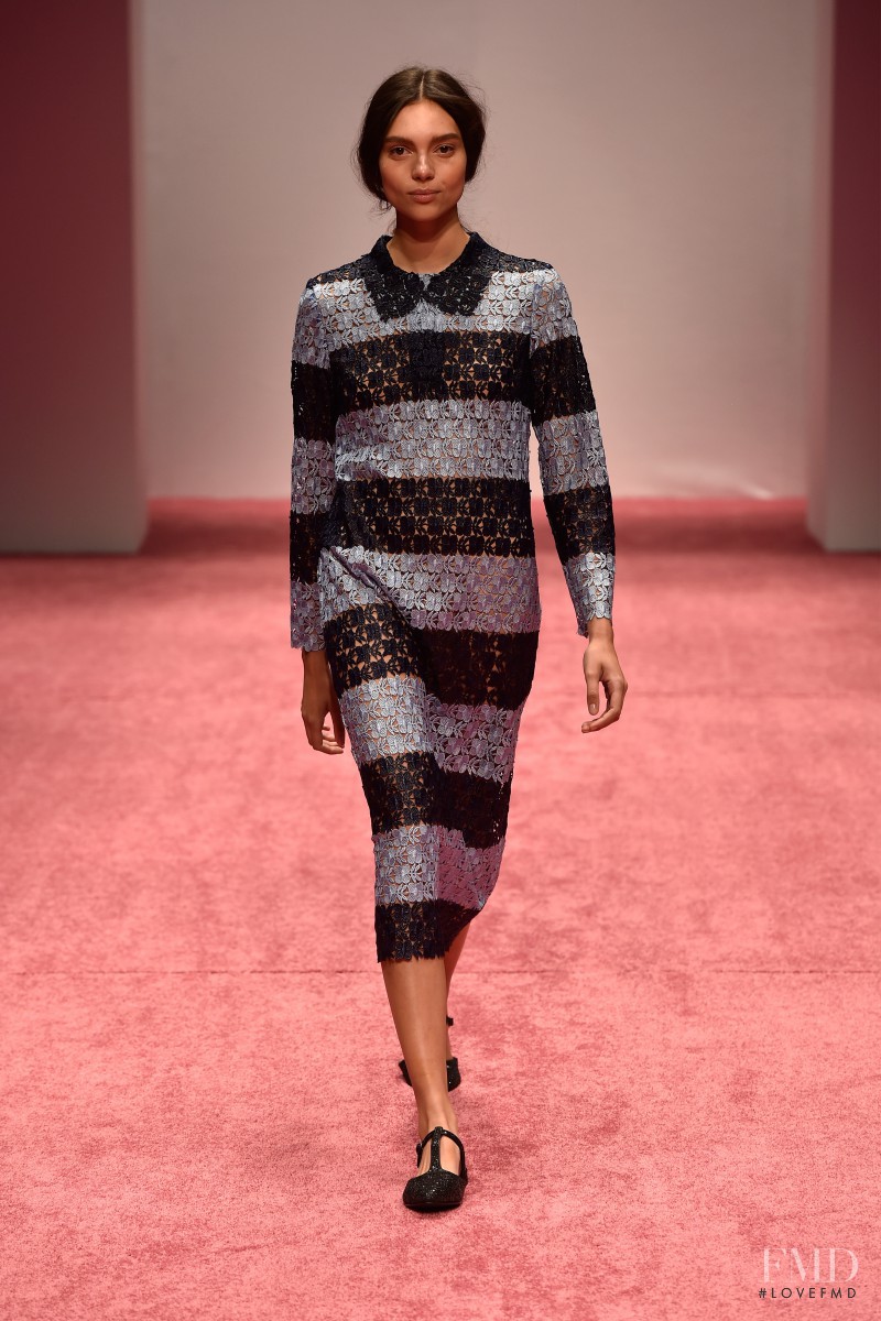Charlee Fraser featured in  the MacGraw fashion show for Spring/Summer 2015