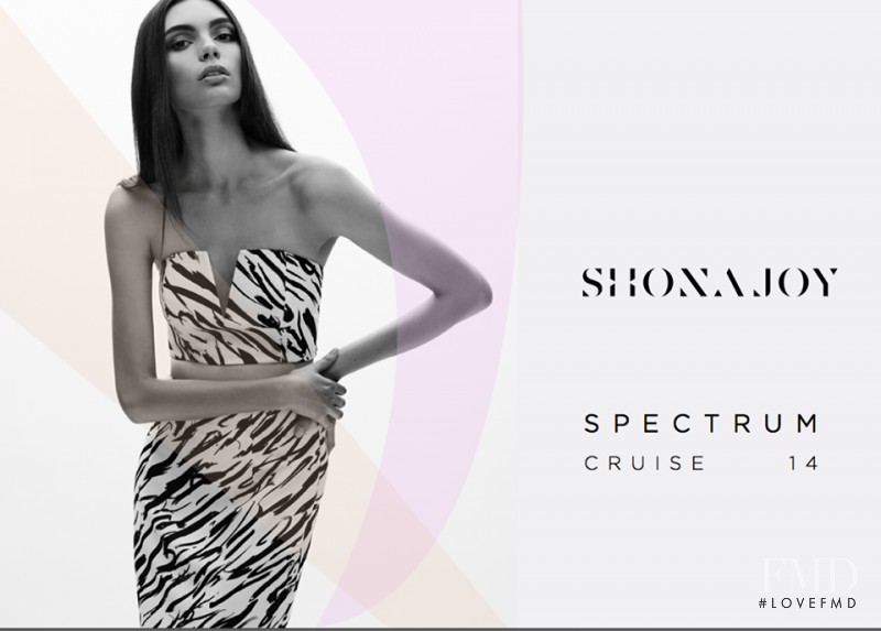 Charlee Fraser featured in  the Shona Joy Spectrum advertisement for Cruise 2014