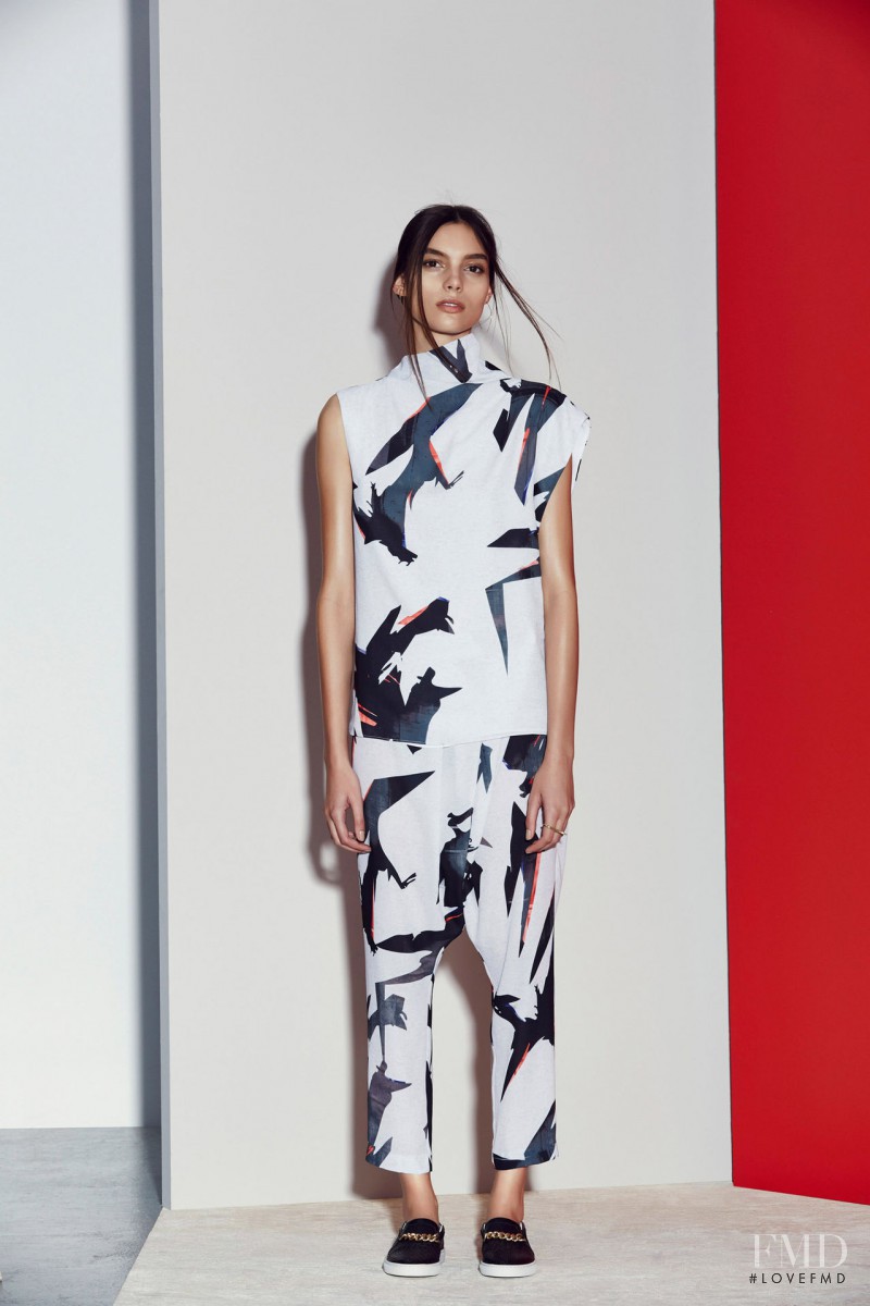 Charlee Fraser featured in  the Camilla & Marc lookbook for Resort 2015