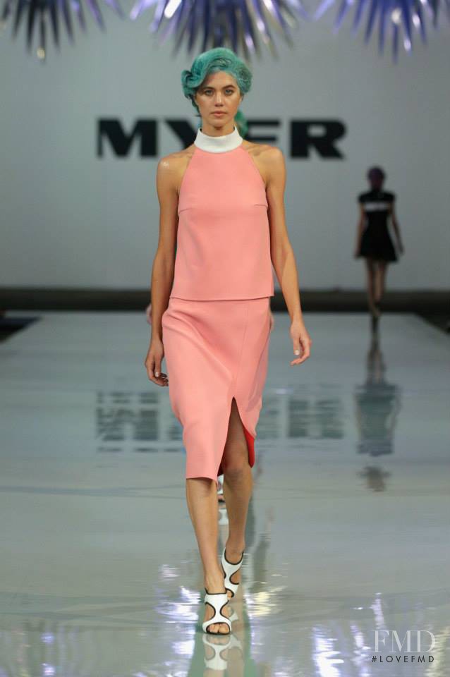 Georgia Graham featured in  the Myer fashion show for Spring/Summer 2015