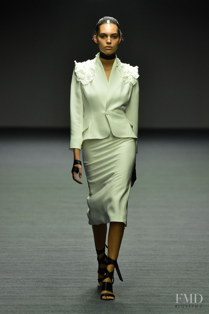 Charlee Fraser featured in  the Carla Zampatti fashion show for Spring/Summer 2015