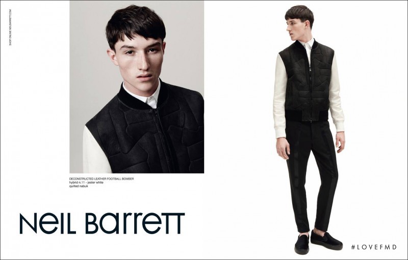 Neil Barrett advertisement for Spring/Summer 2013