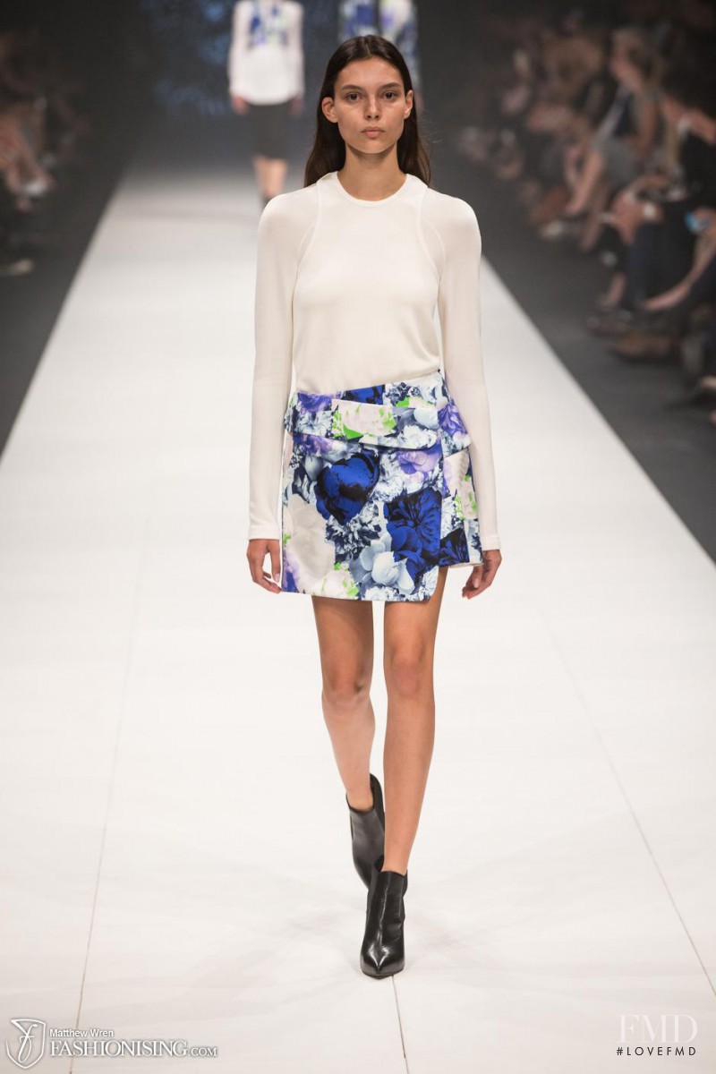 Charlee Fraser featured in  the Josh Goot VAMFF 2015 Grand Showcase featuring Josh Goot fashion show for Spring/Summer 2015