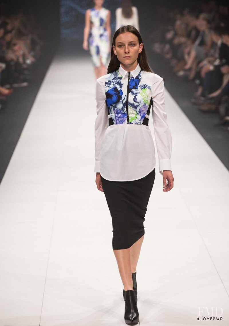 Ollie Henderson featured in  the Josh Goot VAMFF 2015 Grand Showcase featuring Josh Goot fashion show for Spring/Summer 2015