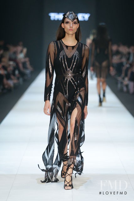 Charlee Fraser featured in  the VAMFF Runway 7 presented by Instyle Magazine fashion show for Spring/Summer 2015